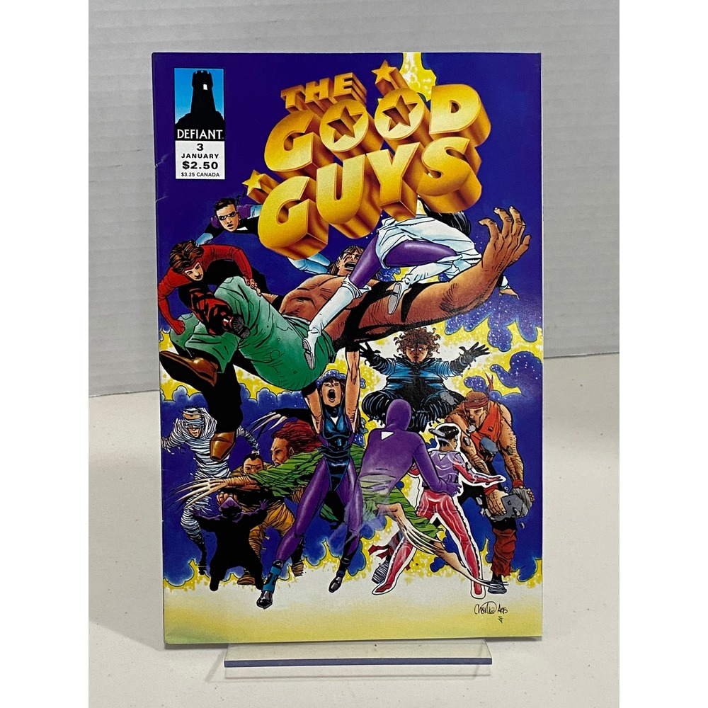 Defiant The Good Guys Comic Book #3 Jan 1994 Blue Excellent